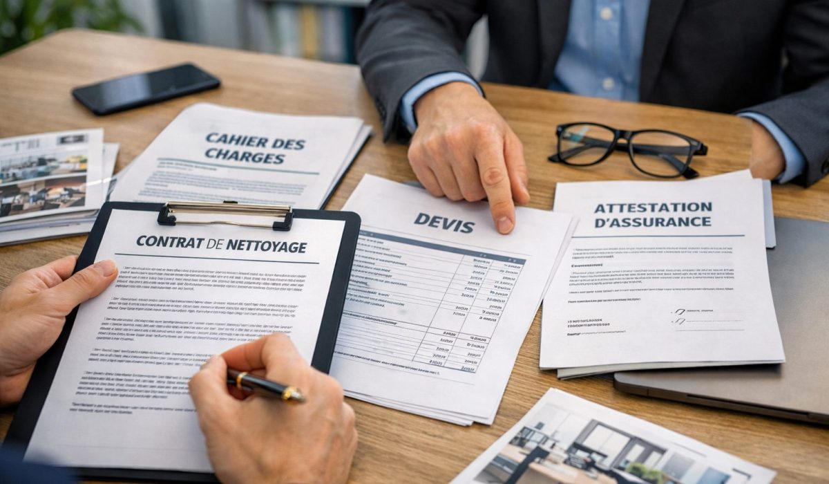 Documents à vérifier avant de signer une prestation de nettoyage de bureaux lors d’une réunion en entreprise