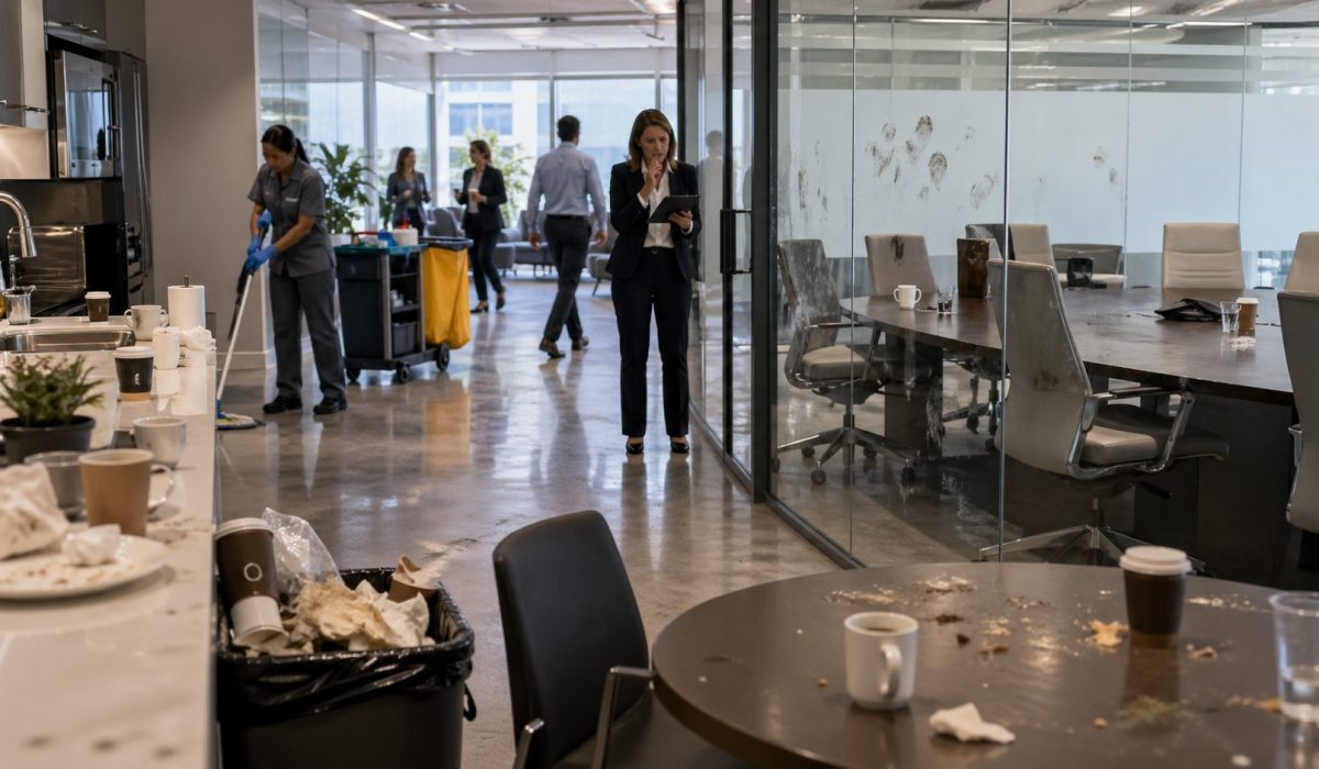 Pourquoi la propreté des bureaux peut se dégrader à cause d’un manque de coordination globale entre les équipes, les prestataires et les utilisateurs des locaux